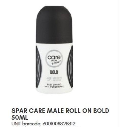 SPAR CARE M ROLL ON BOLD 50ML (RF)